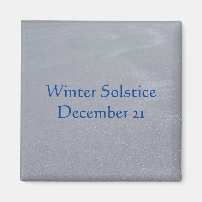 Aimant aWorld2Celebrate : Winter Solstice (Devant)
