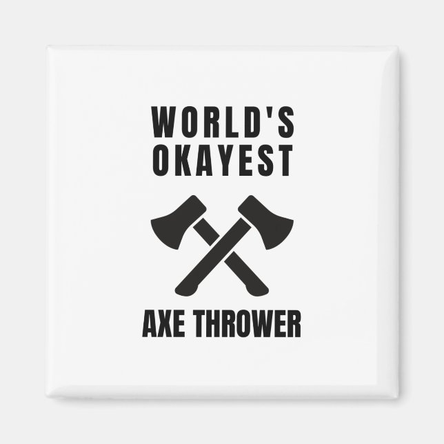 Aimant Axe throwing legend (Devant)