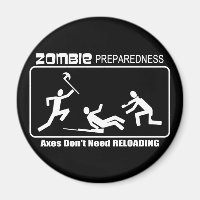 Axes de préparation des zombies rechargeant la con
