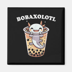 Aimant Axolotl Boba Thé Buble Thé Lait Anime Axolotl