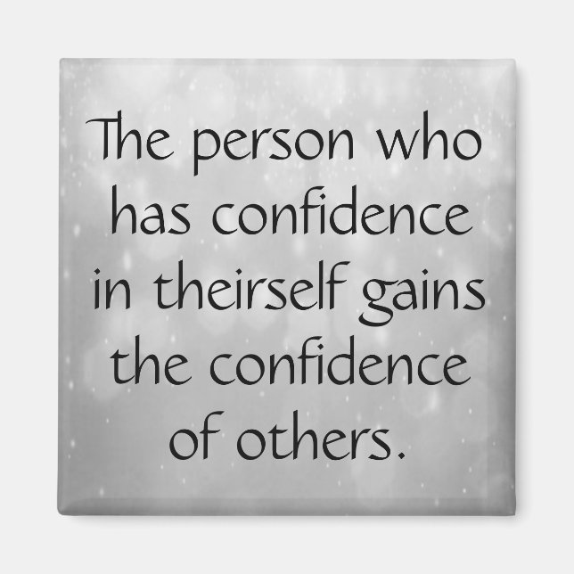 Aimant Ayez confiance en vous-même (Devant)