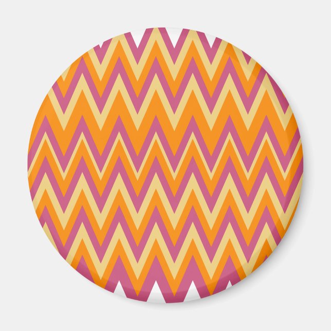 Aimant Aztec Tribal ZigZag (Devant)