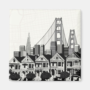 Aimant B&W San Francisco la Californie
