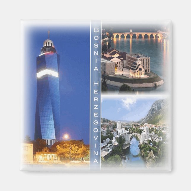 Aimant BA0010 Europe, Bosnie-Herzégovine, Fridge (Devant)