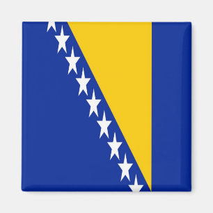 Aimant BA - Bosnie-Herzégovine - Drapeau
