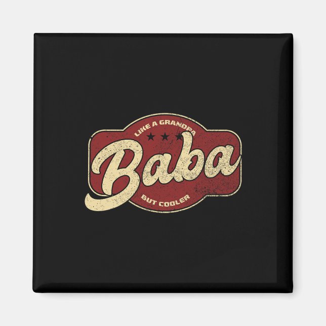 Aimant Baba Like A Grand-Père Mais Glacière - Baba Arabic (Devant)