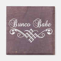 babe bunco avec lettrage blanc et cuir violet