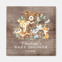 Baby shower Boys Woodland Friends