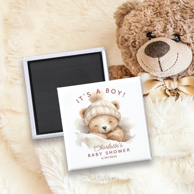 Aimant Baby shower de l'ours de bascule Favoriser l'aiman (Créateur téléchargé)