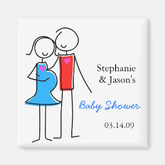Aimant Baby shower, Garçon