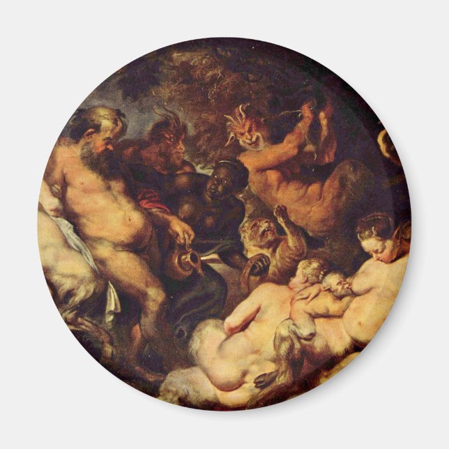 Aimant Bacchanal De Rubens Peter Paul (Meilleure Qualité) (Devant)