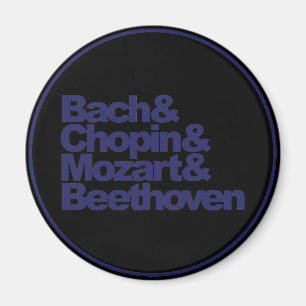 Aimant Bach et Chopin et Mozart et Beethoven