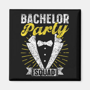 Aimant Bachelor Party Team Groom Team Bride Bachelor