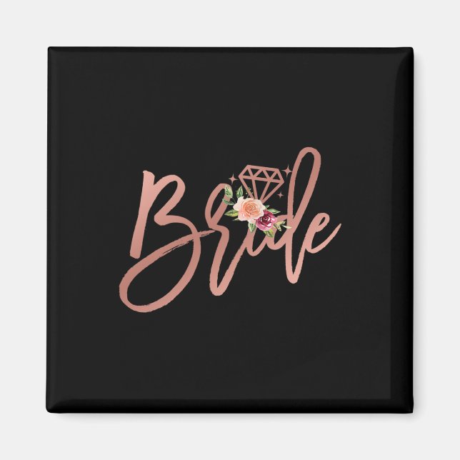 Aimant Bachelorette Mariée Wedding shower cadeau Flor (Devant)