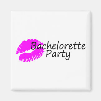 Aimant Bachelorette Party (Baiser Rose)
