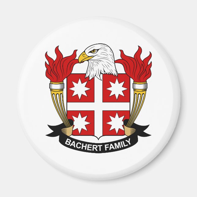 Aimant Bachert Family Crest (Devant)