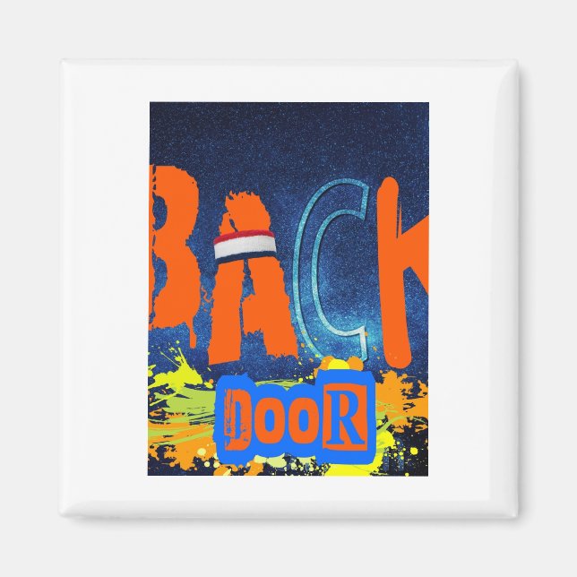 Aimant “back Door Chemistry” Design Chiffon Top  (Devant)