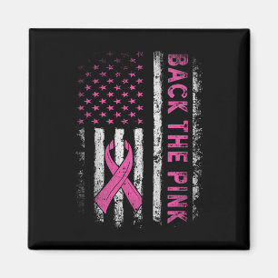 Aimant Back the Pink Breast Cancer Awareness Flag Toddler