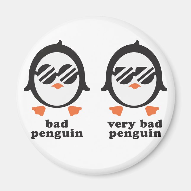 Aimant bad penguin - pingouin (Devant)