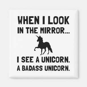 Aimant Badass Unicorn