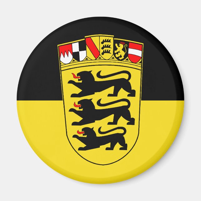 Aimant Baden-Württemberg (État, Armoiries principales), A (Devant)