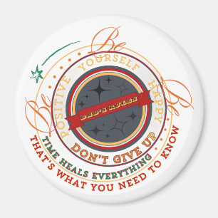 Aimant Badge circulaire Règles de Papa