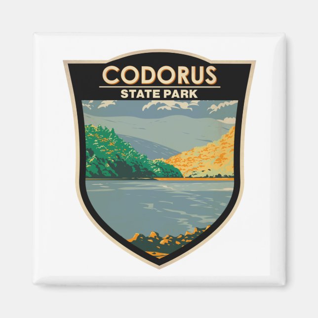 Aimant Badge Codorus State Park Pennsylvania (Devant)
