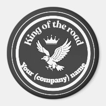 Badge de chauffeur personnalisé King of the Road