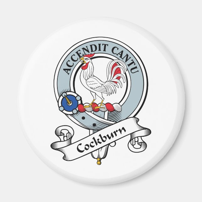 Aimant Badge de clan Cockburn (Devant)
