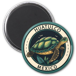 Aimant Badge de tortue Huatulco Mexique