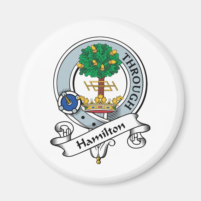 Aimant Badge du clan Hamilton (Devant)