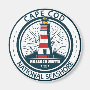 Aimant Badge du Massachusetts de Cape Cod National Seasho