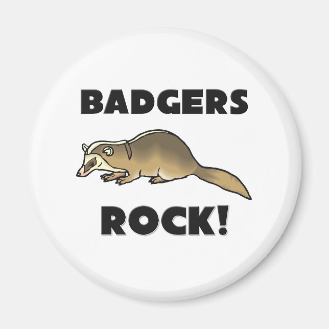 Aimant Badgers Rock (Devant)