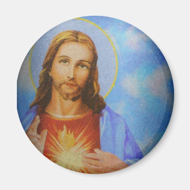Aimant Badges Jésus (Devant)