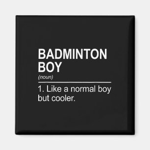 Aimant Badminton Boy Noun Définition Shuttle Badminton Pl
