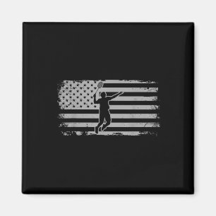 Aimant Badminton de la navette du drapeau américain