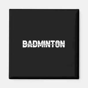 Aimant Badminton en navette - Joueur de court de raquette