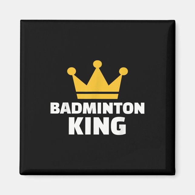 Aimant Badminton King (Devant)
