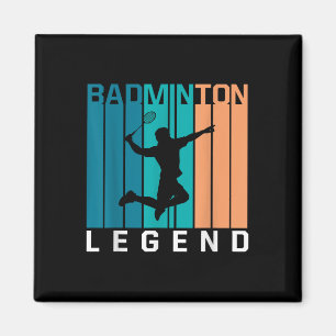 Aimant Badminton Legend Joueur Badminton Navette Sports S