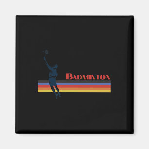 Aimant Badminton les années 70 Rétro Et Fête Des Années 8