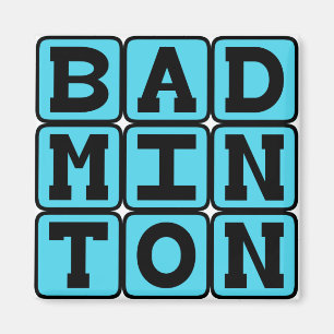 Aimant Badminton, Sport De Raquette