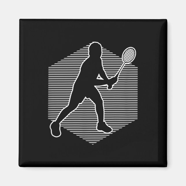 Aimant Badminton Squash Femmes Navette Hommes  (Devant)