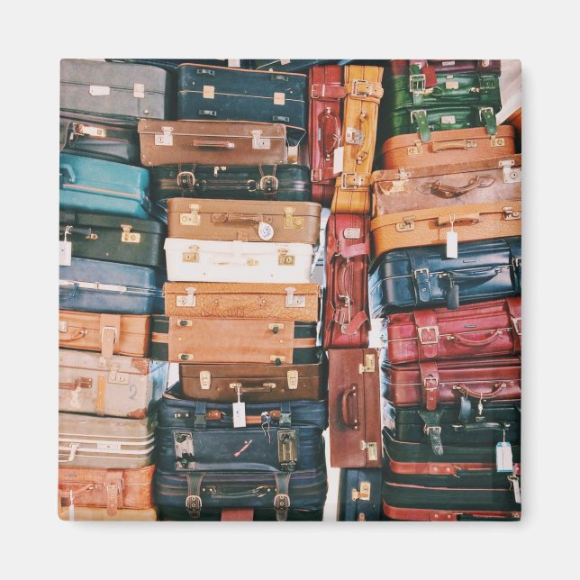 Aimant Bagages vintages (Devant)