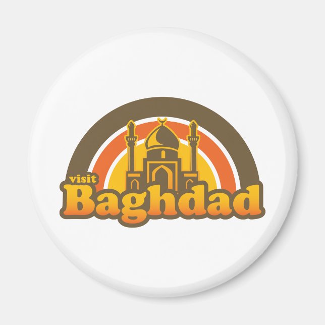 Aimant Bagdad Super Retro (Devant)