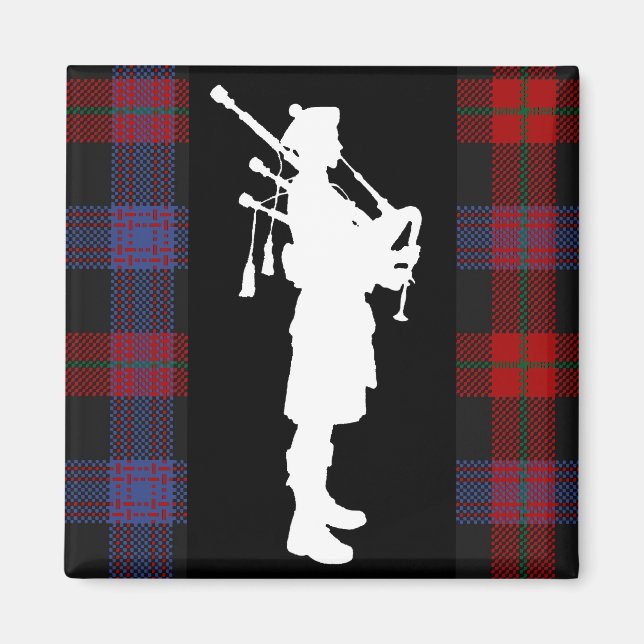 Aimant Bagpiper écossais (Devant)