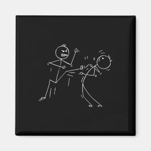 Aimant Baguette karaté Funny Figure Karate