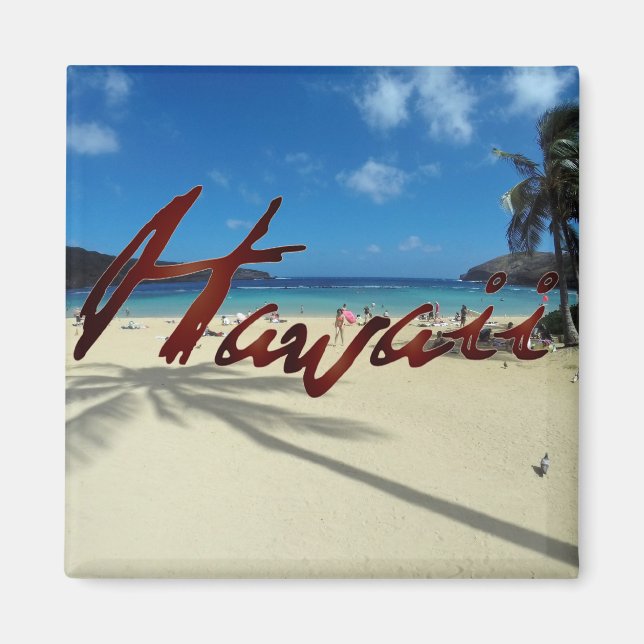 Aimant Baie de Hanauma Oahu Hawaii (Devant)