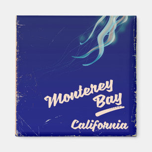 Aimant Baie de Monterey Californie Jelly vintage voyage