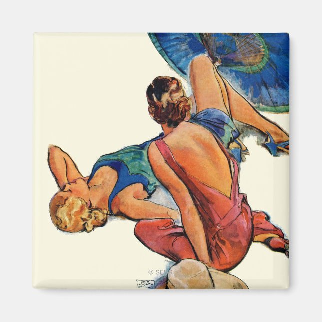 Aimant Baigneurs (Devant)