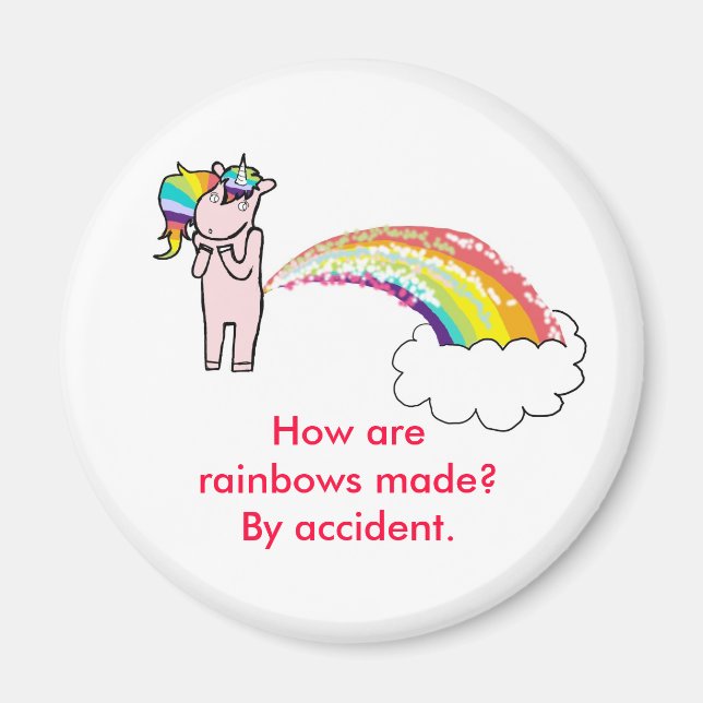 Aimant baisant licorne, Comment les arcs-en-ciel sont-ils (Devant)